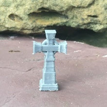 cruzar lápida mortuoria cementerio mesa agosto arcaneoctopuslab mcdaniel 3d print model - Mito3D