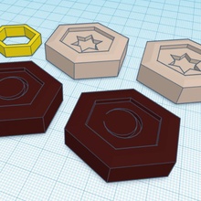 personalizzato tavola gioco pezzi Giochi tavolo 3d print model - Mito3D