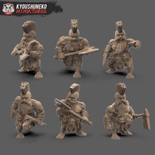 dwarf slayer great axe units tabletop warhammer dnd 9thage 3d print model - Mito3D