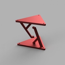 flottant Triangle table 3d print model - Mito3D