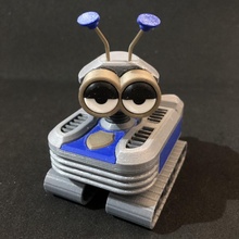 qt m1 giftbot 072 Amy loja fofa andróide presente robô joalheria robôs caixa Kawaii presentes dróides 3d print model - Mito3D