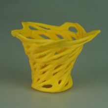 organique vase améliorée jardin décoration 3d print model - Mito3D