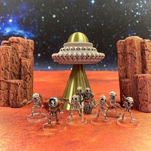auferstanden 39 org Tischplatte Außerirdischer Fantasie Gaming Miniaturen Rollenspiel Terrain Untote Kriegs Spiele Wargaming UFO scifi Aliens 28mm 32mm 30mm Skelette 3d print model - Mito3D