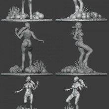 dunkel passen Samus Ventilator Kunst weiblich Platz metroid Korruption varia Phazon 3d print model - Mito3D