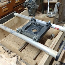 enrutador trineo carpintería 3d print model - Mito3D