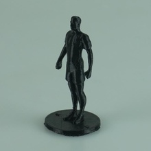 cr7 fan art figurine football human miniature 3d print model - Mito3D