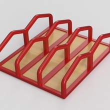 tray support holder kitchen 3d print model - Mito3D