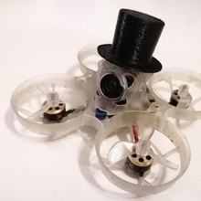 goober hat drone tophat tiny whoop ossum newbeedrone acrobee 3d print model - Mito3D