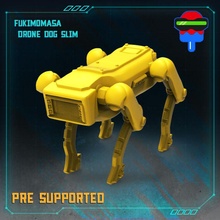 fukimomasa zumbido perro Delgado mesa robot cyberpunk larva moscardón cyberpunkred 3d print model - Mito3D