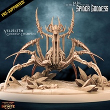 yelzikith goddess' champion tabletop epic fantasy mini model monster rpg miniature monsters boardgame base role heroes wargame dungeon d&d warriors pathfinder infinite spiders heroines ragingheroes 3d print model - Mito3D