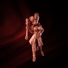 kraliçe kalpler masaüstü karga oyun kalp minyatürler Warhammer zbrush sla sevgililer Alice dlp sevgili aziz harikalar diyarı evlilik asa gelin koca 3d print model - Mito3D