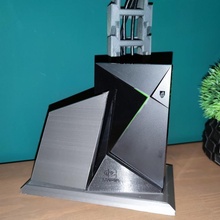nvidia shield tv cable cover stand 3d print model - Mito3D