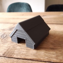 pig pen building medieval terrain miniature tabletop 28mm dnd scatter 3d print model - Mito3D