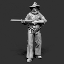 avocats adjoint 3 table cow boy prospecteur occidental shérif fusilier 3d print model - Mito3D