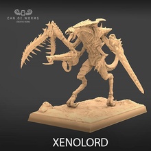 xenolord Tienda extraterrestre miniaturas monstruo Ciencias juego guerra martillo ciencia ficción warhammer40k xenomorfo xenos xenostalker 3d print model - Mito3D