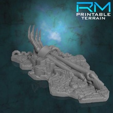 stormguard undone biringan giants' decaying arm tabletop bones fantasy terrain wargaming d&d scenery scatter 3d print model - Mito3D