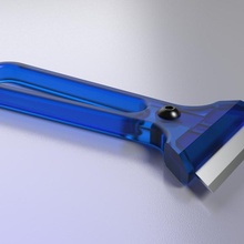 maquinilla afeitar espada raspador razor blade 3d print model - Mito3D