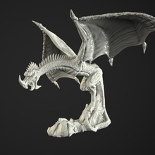 Wyvern tampo mesa criatura Dragão dragões épico jogos lagarto monstro martelo guerra tronos jogo masmorra Drake descobridor wyrm confronto Wyvarn 3d print model - Mito3D