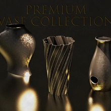 vase collection 3 & garden vase 3d print model - Mito3D