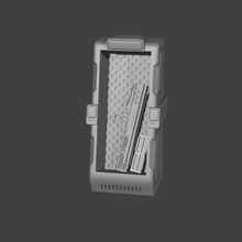 weapon rack - rpg store 3d print model - Mito3D