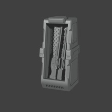 arma estante francotirador rifles Tienda juegos miniaturas sci fi guerra Galaxias caer mesa post apoc 3d print model - Mito3D