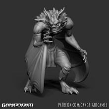 Camazotz tampo mesa monstro ocidental criptoide Lycanthrope homem morcego skinwalker 3d print model - Mito3D