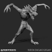 chupacabra 1 table monstre occidental cryptid 3d print model - Mito3D