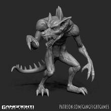 chupacabra 2 tabletop monster western cryptid 3d print model - Mito3D
