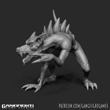 chupacabra 3 tabletop monster western cryptid 3d print model - Mito3D