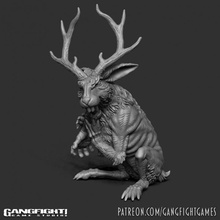 chacalope 3 table monstre occidental cryptid 3d print model - Mito3D