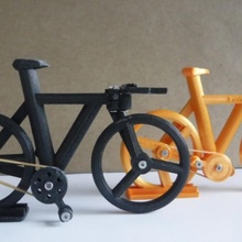 sabit tekerlek tek çatal zaman Deneme bisiklet mağaza 3d döngü aerodinamik fixie Üçlü ttbike ders saati aerobik hız 3d print model - Mito3D