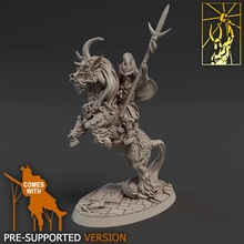 dragon empire kirin tabletop fantasy hero miniatures forge warlord titan mounted 3d print model - Mito3D