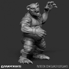 yakwahe monstro ocidental homem urso criptoide skinwalker 3d print model - Mito3D