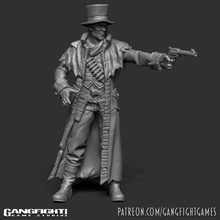 charlie graves tabletop monster undead zombie revenant western gunslinger 3d print model - Mito3D