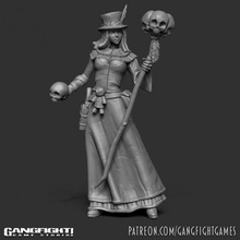 lavoe tabletop steampunk witch western necromancer voodoo brujah 3d print model - Mito3D