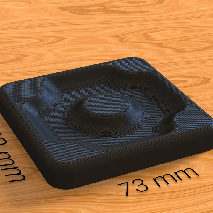 titreşim sönümleme hoparlör ayak ses speaker feet vibration 3D print model - Mito3D