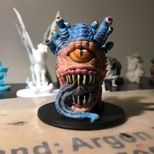 beholder - supportless tabletop fantasy monster support-free dnd toptableminiatures ttm 3d print model - Mito3D
