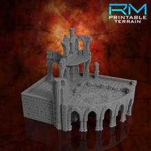 stormguard ruined garsley stronghold tabletop building fantasy stone terrain wargaming d&d ruins scenery 3d print model - Mito3D