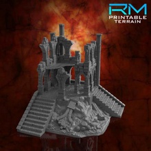 stormguard ruined tallsworth hold store building fantasy stone terrain wargaming d&d ruins scenery 3d print model - Mito3D