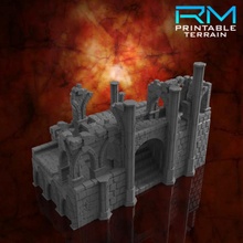 garde tempête pont garnison boutique bâtiment fantaisie calcul terrain wargaming ruines paysage 3d print model - Mito3D