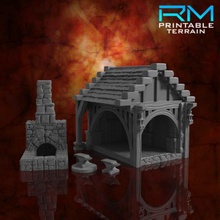 stromguard field blacksmith tabletop building fantasy stone terrain wargaming d&d scenery 3d print model - Mito3D