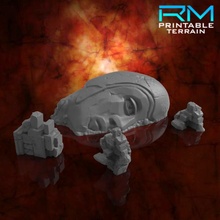 Sturmwache Krieg streuen Tischplatte Fantasie Stein Terrain Wargaming Ruinen Landschaft Schutt 3d print model - Mito3D