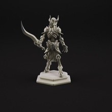 skeleton tabletop board game skull soldier undead satyr penny boardgame warmachine swod heroquest confrontation miiture livingdead 3d print model - Mito3D