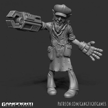 sprockit - goblin mechanic tabletop fantasy steampunk engineer pulp rogue theif inventer 3d print model - Mito3D