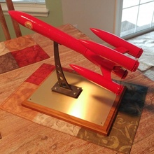 rosso razzo lampada ricaduta 3d print model - Mito3D