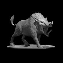 boars updated tabletop pig boar hog 3d print model - Mito3D
