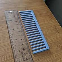compact comb accessories handy simple small travel 3d print model - Mito3D