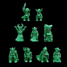 kyn finvara goblin villagers tabletop fantasy miniatures wargames wargaming miniature monsters roleplaying 32mm skirmish 30mm goblins ttrpg polymodular 3d print model - Mito3D