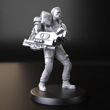 holandês Linn Arnold Schwarzenegger estrangeiro predador miniatura scifi jogo tabuleiro tampo mesa 3d print model - Mito3D