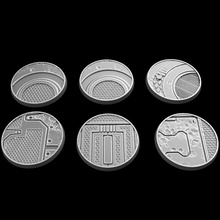 bases minis 28mm scifi accesories 3d print model - Mito3D